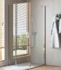 Vitalle GARDA drzwi skrzydłowe ze stałym segmentem 80 cm przezroczyste CU3301092322
